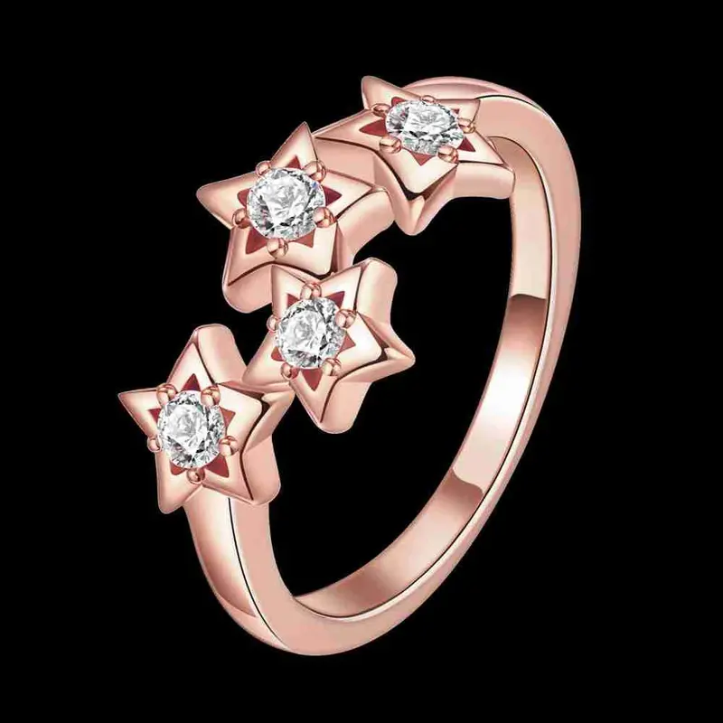 Vintage Love Austrian Crystal Rings For Men Rhinestone Star Anel Masculino Hand Madeball 4