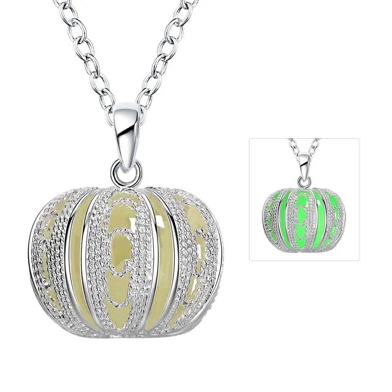 Vintage Love Glow Jewelry Necklaces & Pendants Hollowed Out Pumpkin Perfume Women Jewelry Display Luyn 76 2