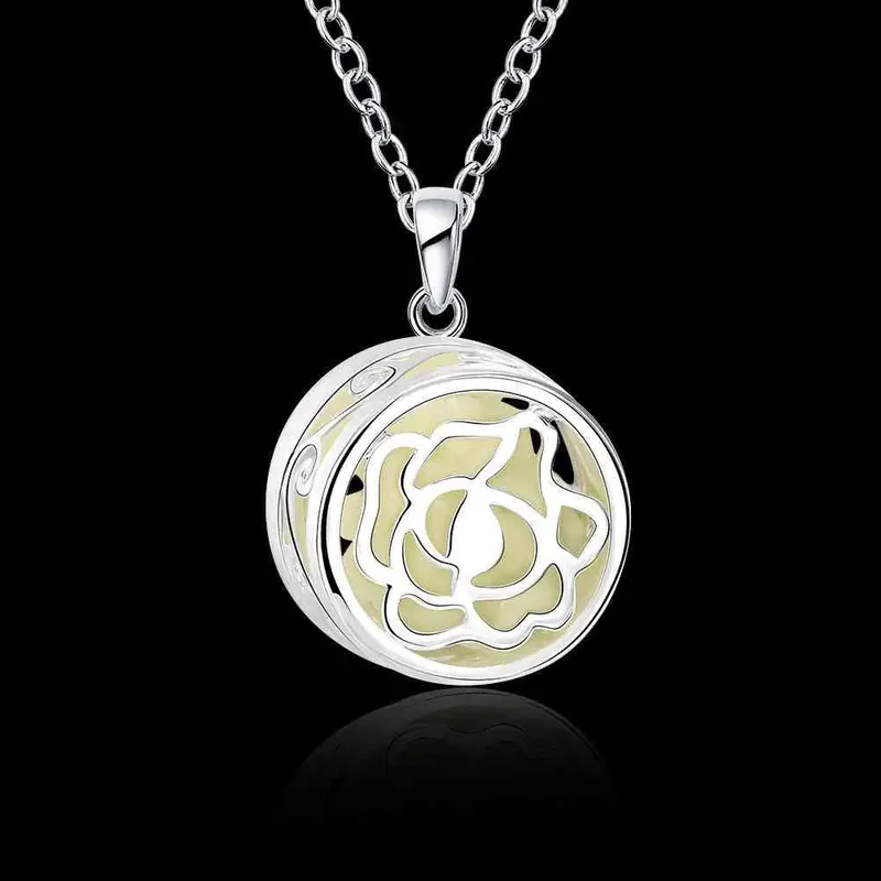 Vintage Love Glowing In The Dark Necklaces & Pendants Hollow Drum Patek Personalized Luyn 5 1