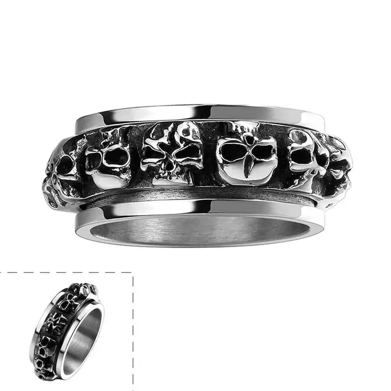 Vintage Love Maya Wedding Ring Insets Skull Opal Horloge Mayar 79 1