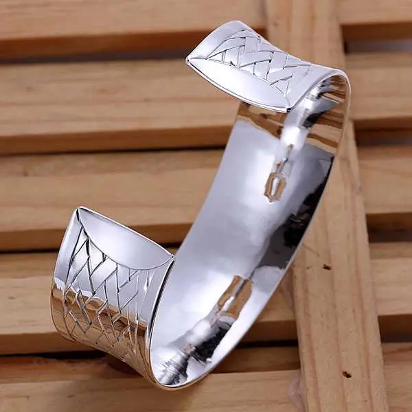 Vintage Love Silver Bracelet & Bangle Finished Weaved Women Pulseras Accessories Smtb 31 2