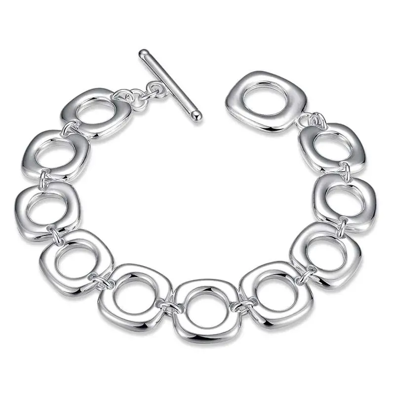 Vintage Love Silver Bracelets Bangles Twiested Double Circle One Direction Collier Plastron Hbh 24 1