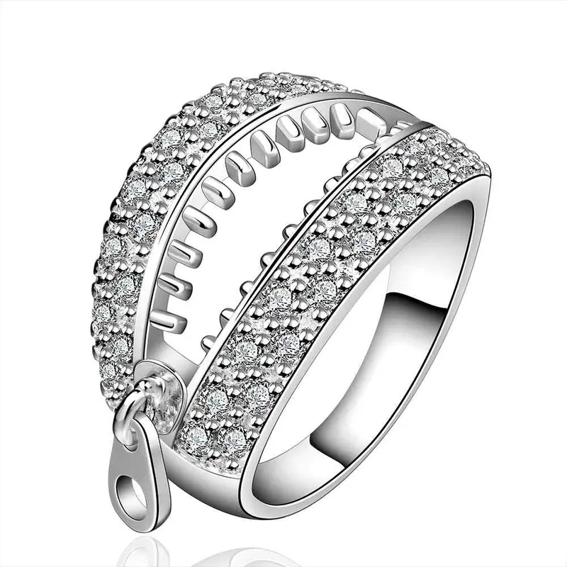 Vintage Love Silver Plated Wedding Ring Lasuo Holow Men Ring 585 1