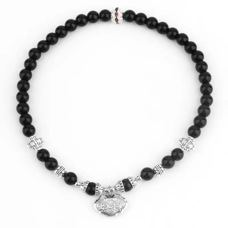 Vintage Natural Cat's Eye Stone Balls Bracelet Bangle Brief Opal Crystal Agate Beads Wristband Hand Chain For 3