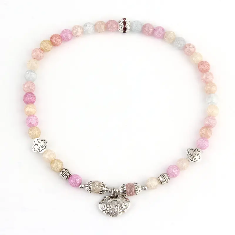 Vintage Natural Cat's Eye Stone Balls Bracelet Bangle Brief Opal Crystal Agate Beads Wristband Hand Chain For 5