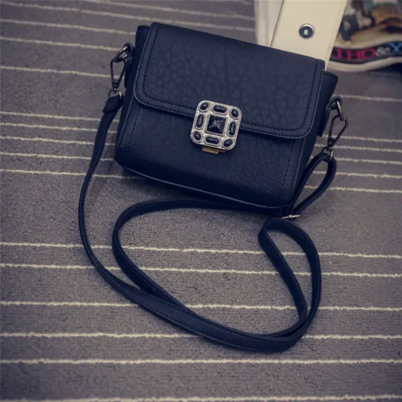 Vintage Personality Durable Women Girl Leather Hbag Tote Messenger Shoulder Crossbody Satchel Bolsa Feminina 1