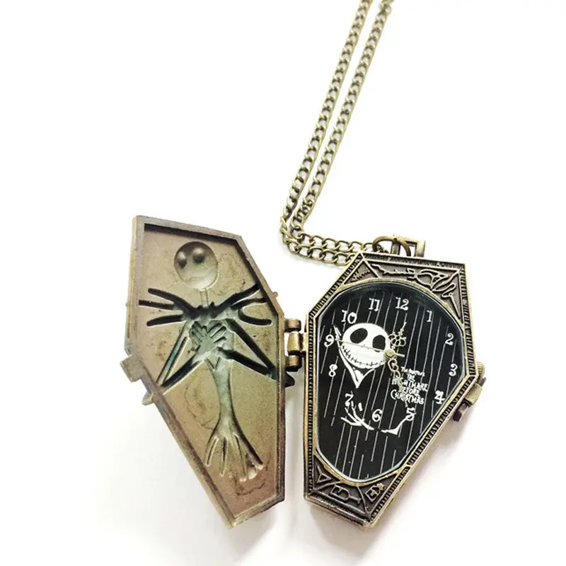 Vintage Pocket Watch Steampunk Men Classic Necklace Chain Quartz Pocket Watch Feida 1