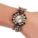Vintage Quartz Watches Luxury Owl Women Bracelet Rhinestone Watch Retro Design Bangle Relogio Feminino 1