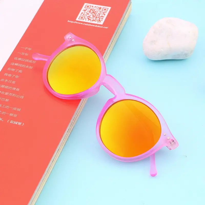Vintage Retro Mirror Lens Round Glasses Steampunk Sunglasses 1