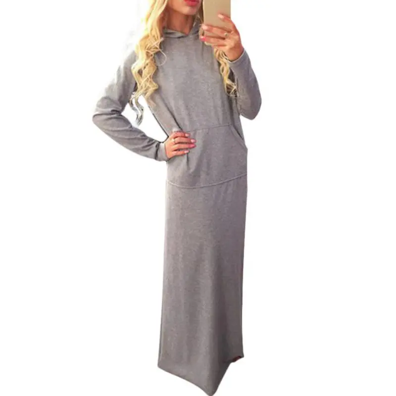 Vintage Round Neck Women Ladies Long Sleeve Sweate Tops Dress Cloth 1