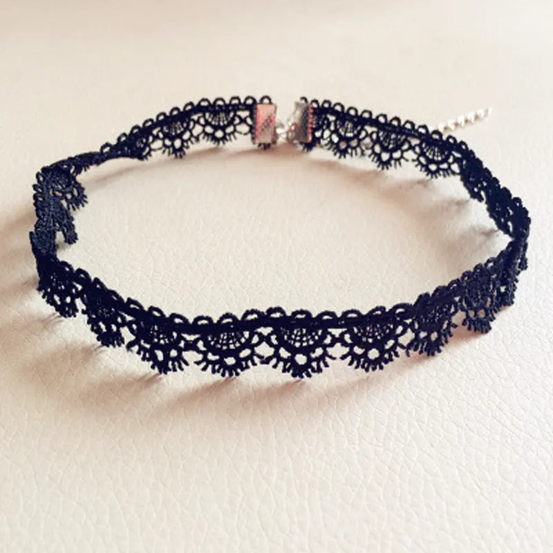 Vintage Stretch Tattoo Choker Necklace For Women Punk Retro Gothic Necklaces Feida 1