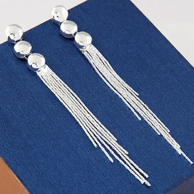 Vintage Tassel Drop Earrings Women Long Dangle Earrings For Women Elegant Jewelry 2