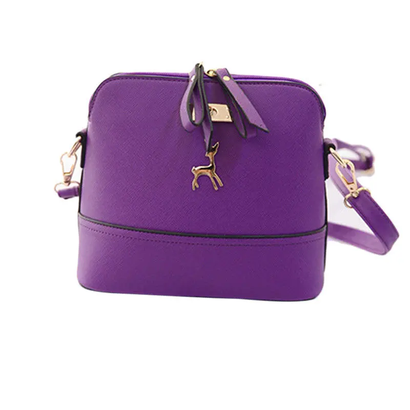 Vintage Women Leather Hbags Small Messenger Bags Small Shell Crossbody Shoulder Bag Casual Hbag Bag 1