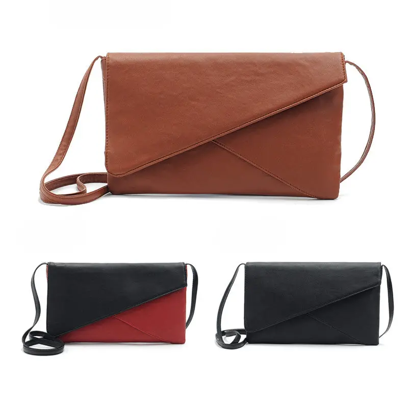 Vocisar Women Leather Envelope Shoulder Crossbody Messenger Bags Clutch Bag 1