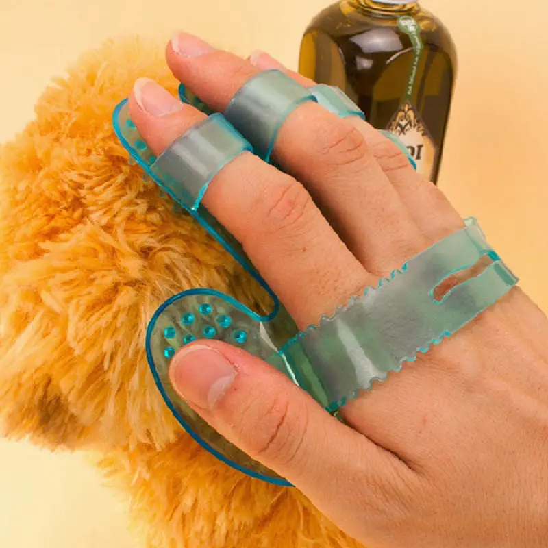 Vogue Creative Pet Bath Brush Shampoo Massage Glove Cleaning Shower Tool 76563 1