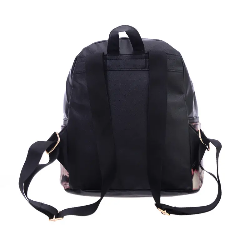 Vogue Mochila Backpack Women Printing Backpack Leather School Bag Women Preppy Teenagers Girls Shoulder Bags 2