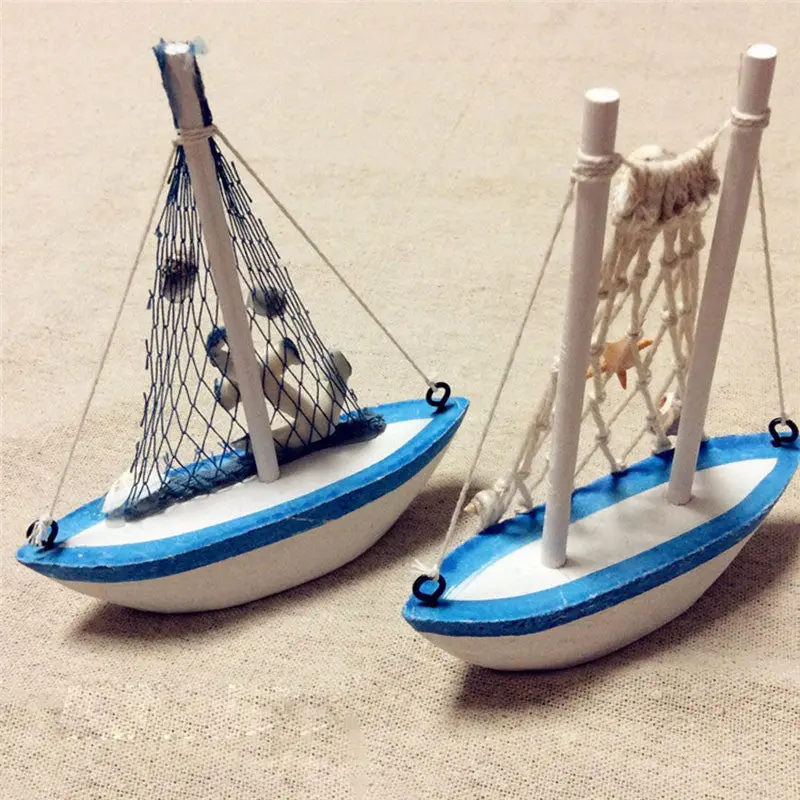 Vogue Nautical Decoration Cloth Sailboat Model Flag Table Ornament 78207 1