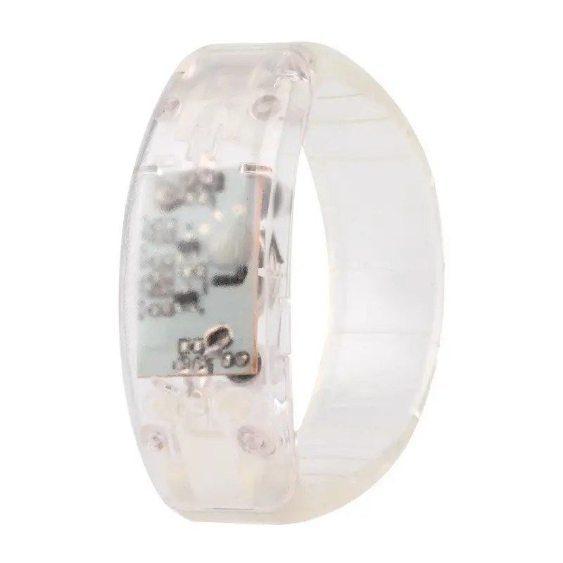 Voice Control Led Light Bracelet Bangle Sound Activated For Party Rave Concert 1