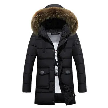 Wadded Hooded Padded Jackets Coats Jaqueta Masculina Veste Homme Parkas Casual Slim Fitjackets 1
