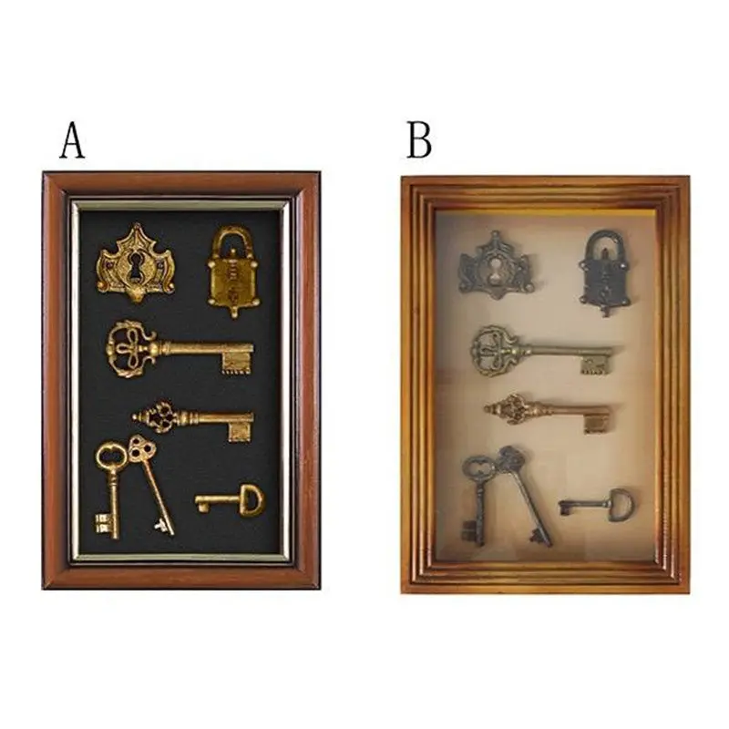 Wall Panel With Po Frame Home Ornaments Paintings Pictures Wood Key Decorative Painting 89581 1