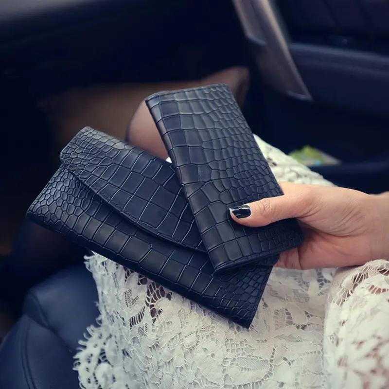 Wallet Women Long Purse Pu Leather Clutch Wallets Card Holder Bolsa Feminina 1