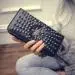 Wallet Women Long Purse Pu Leather Clutch Wallets Card Holder Punk Rivet Lady Bolsos Femenina 1