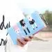 Wallet Women Long Purses Cat Pattern Pu Leather Card Holder Purse Phone Bag Bolsa Feminina 4