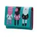Wallet Women Luxury Cat Pattern Pu Leather Coin Purse Short Wallets Card Holders Handbag 2