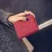 Wallet Women Pu Leather Card Holder Luxury Purses Grid Clutch Coin Purse Short Wallets Bolsa Feminina 5