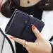 Wallet Women Short Purse Ultrathin Mini Bifold Pu Leather Wallets Card Holder Bolsa Feminina 2