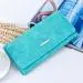 Wallet Women Solid Hasp Coin Purse Pu Leather Long Wallets Card Holders Handbag Bolsa Feminina 2