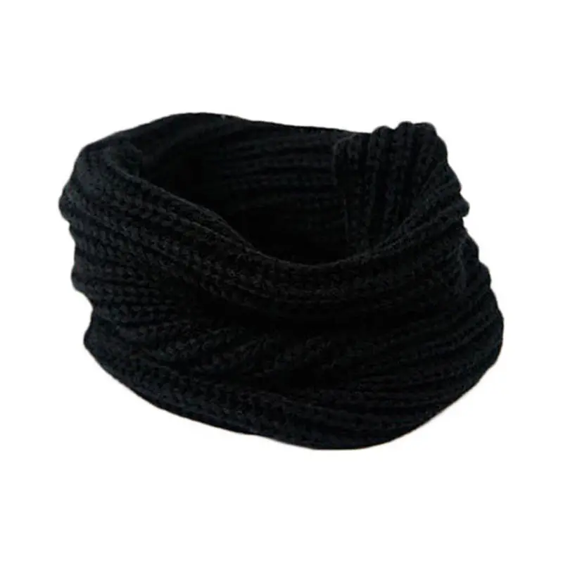 Warm Knitted Neck Circle Wool Blend Scarf Fast Shipping 1