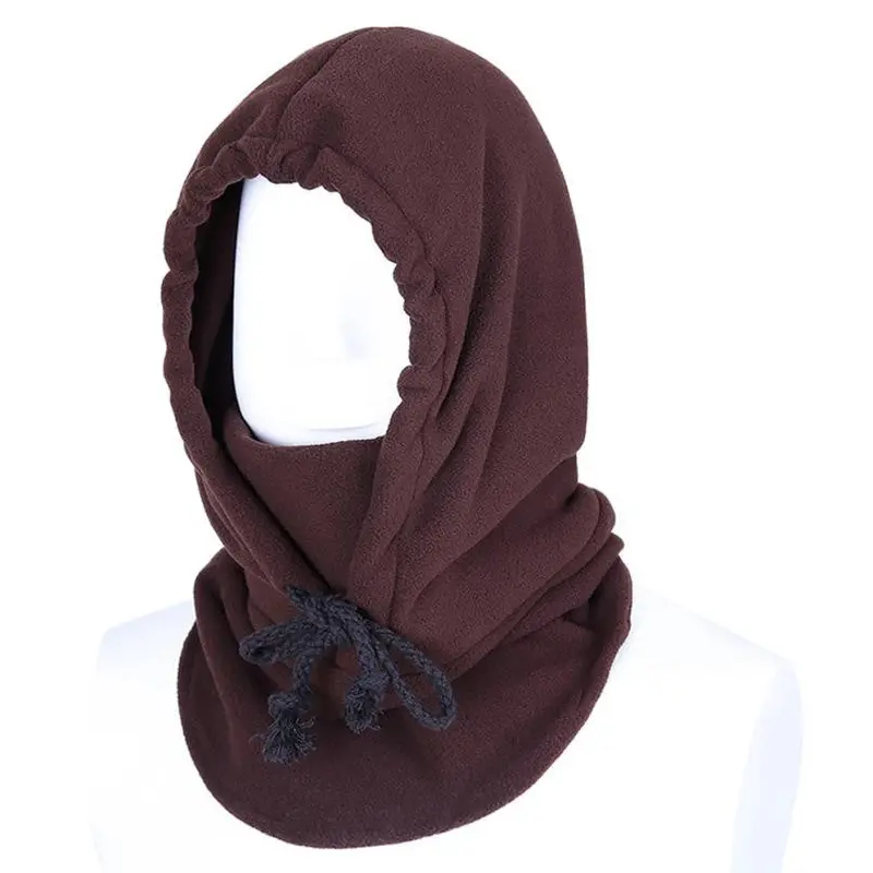 Warm Outdoor Thicker Fleece Cold Wind Protection Face Mask Scarf Hat Snowboard Hood Wind Cap Bike Thermal Balaclavas 4