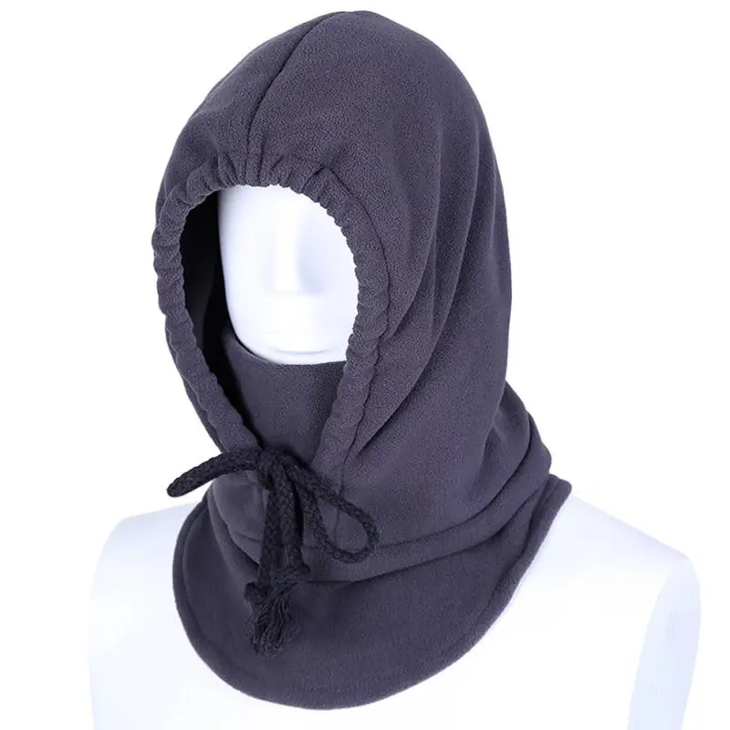 Warm Outdoor Thicker Fleece Cold Wind Protection Face Mask Scarf Hat Snowboard Hood Wind Cap Bike Thermal Balaclavas 6