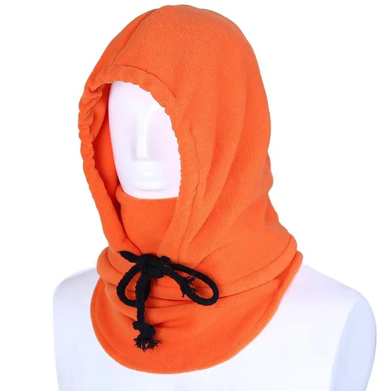 Warm Outdoor Thicker Fleece Cold Wind Protection Face Mask Scarf Hat Snowboard Hood Wind Cap Bike Thermal Balaclavas 7