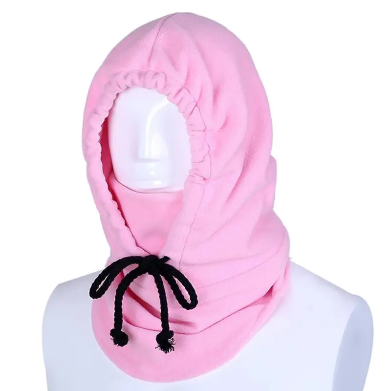 Warm Outdoor Thicker Fleece Cold Wind Protection Face Mask Scarf Hat Snowboard Hood Wind Cap Bike Thermal Balaclavas 8