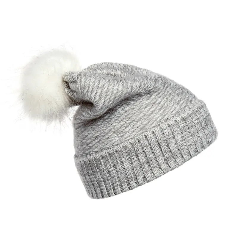 Warm Unisex Women Men Knit Ski Crochet Cap Beanie Cotten Blended Unisex Hip-Hop Hat Ski Skull Cap Gorras 1