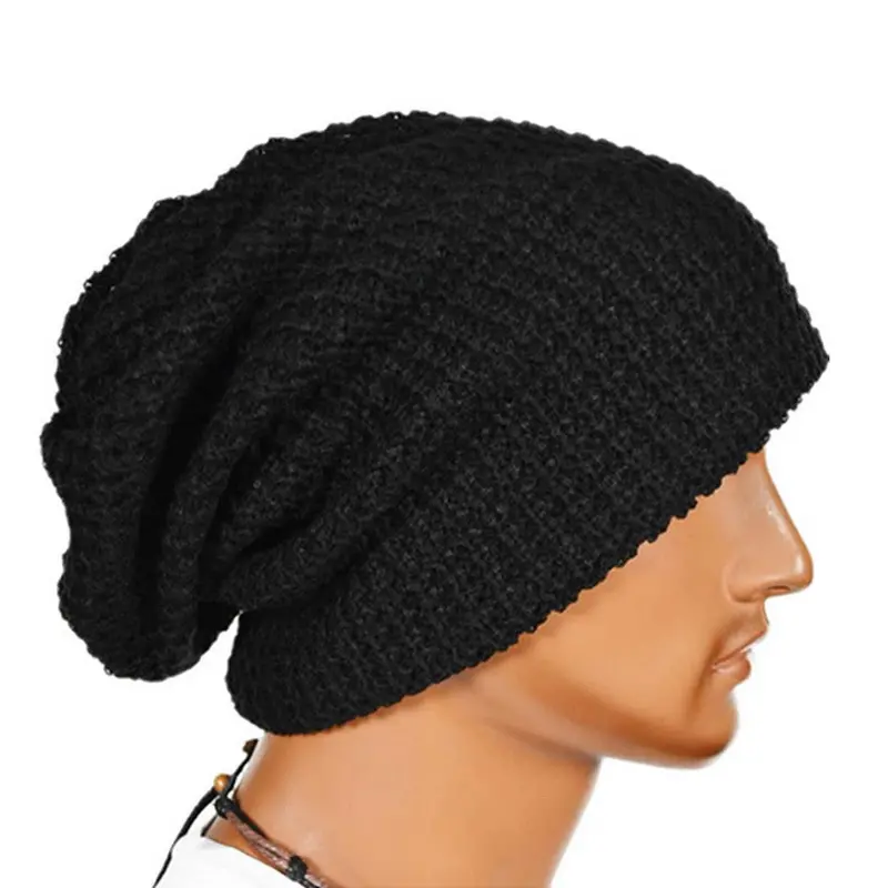 Warmcotton Polyester Knit Ski Beanie Skull Cap Hat Knitted Beanies Gorro 1