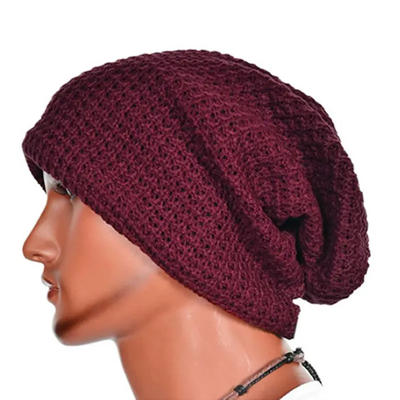 Warmcotton Polyester Knit Ski Beanie Skull Cap Hat Knitted Beanies Gorro 2