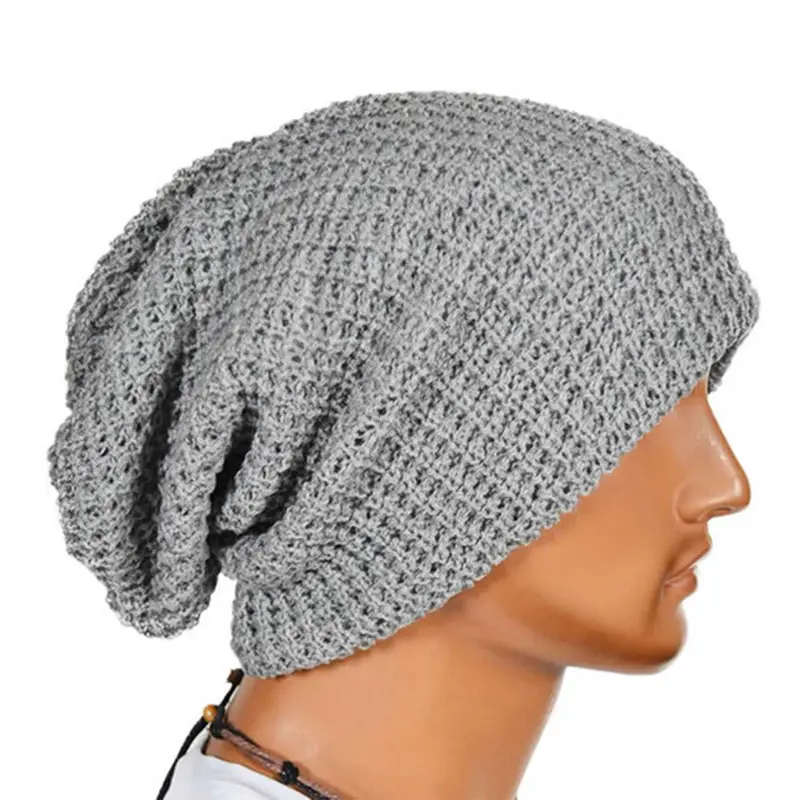 Warmcotton Polyester Knit Ski Beanie Skull Cap Hat Knitted Beanies Gorro 3