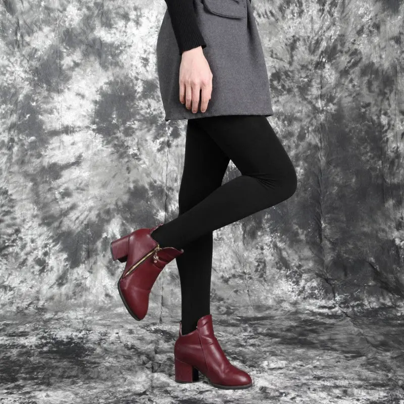 Warmthick Footless Skinny Slim Leggings Stretch Pants 3