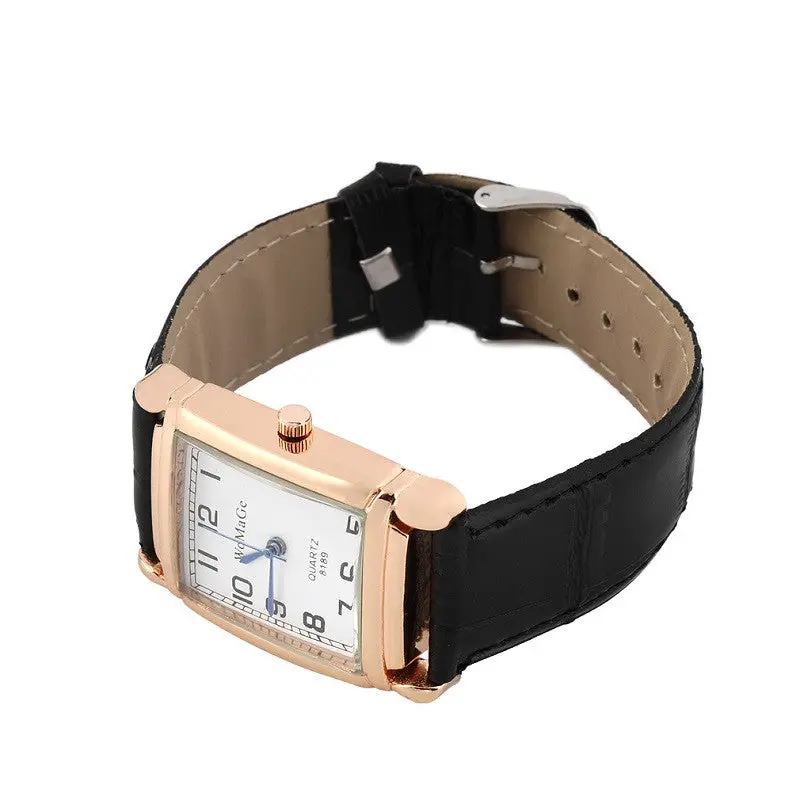 Watch Able Diamond Watch Numbers Steel Strap Wristwatch 1