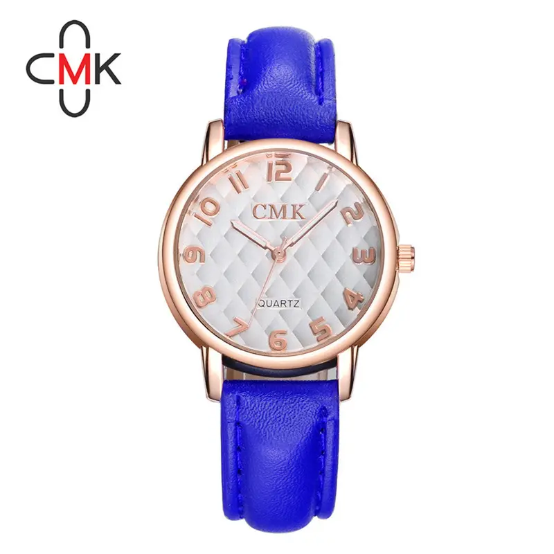 Watch Cmk Women Leather Wristwatch Waterproof Analog Sport Quartz Watch Ladies Dress Wrist Watch Relogio Feminino Feida 2