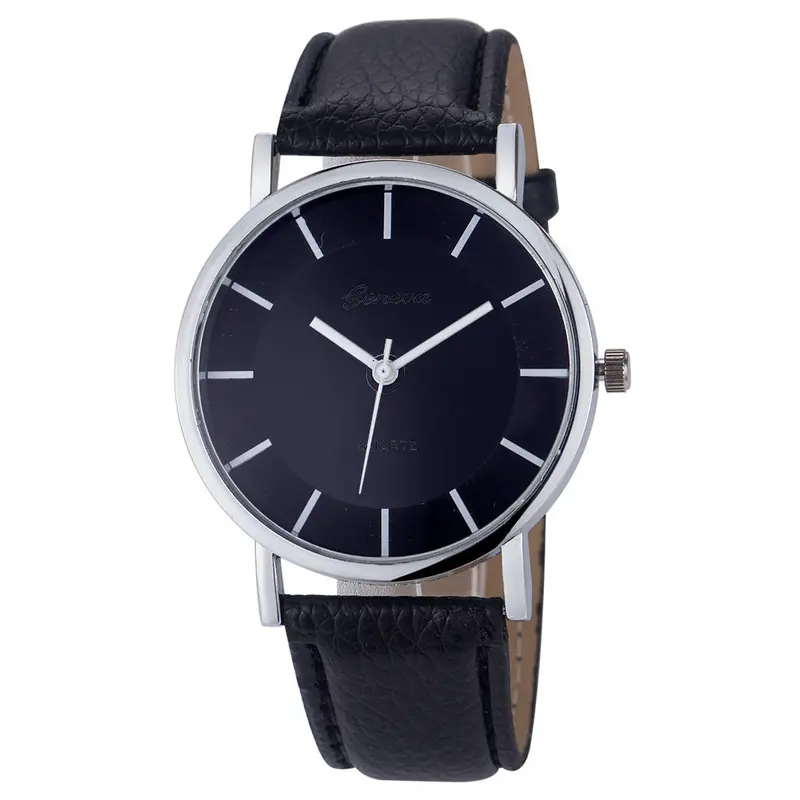 Watch Geneva Quartz Watch Women Men Analog Wristwatches Crystal Clocks Dress Watches Relogio Reloj 1