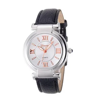 Watch Geneva Women Girl Roman Numerals Clock Pu Leather Band Elegant Montre Watches Quartz Dress Relogio Feminino Bracelet 1