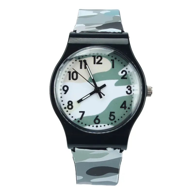 Watch Kids Military Camouflage Cartoon Watch Quartz Watches For Girl Boy Kids Children Clock Relogio Gift 1