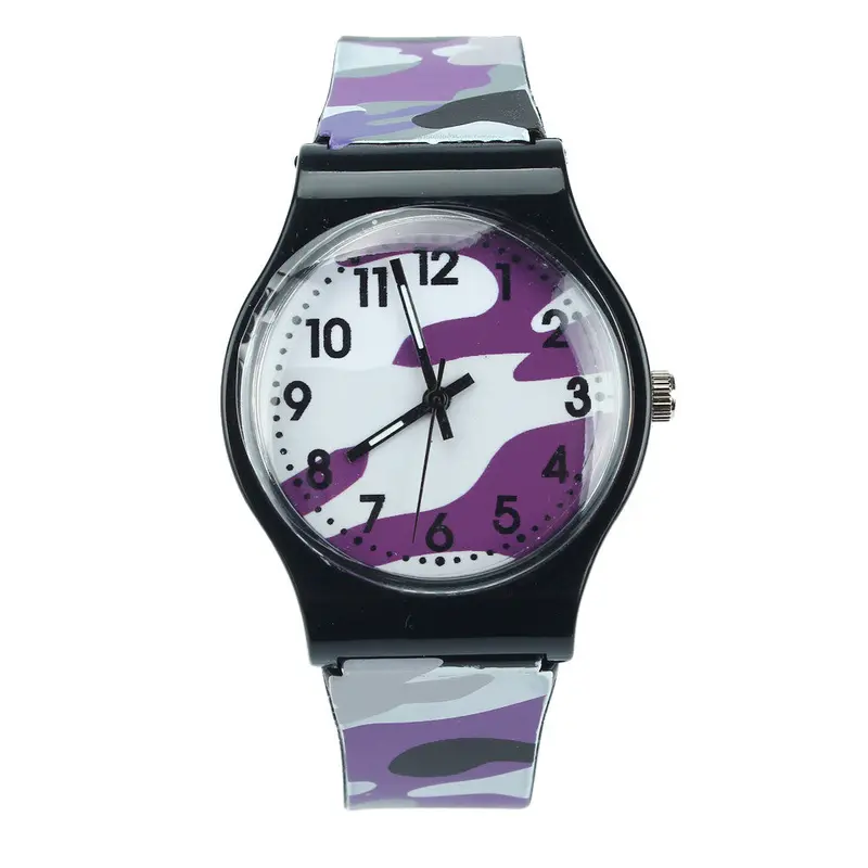 Watch Kids Military Camouflage Cartoon Watch Quartz Watches For Girl Boy Kids Children Clock Relogio Gift 4