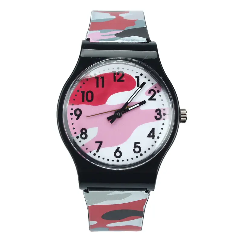 Watch Kids Military Camouflage Cartoon Watch Quartz Watches For Girl Boy Kids Children Clock Relogio Gift 5