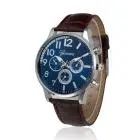 Watch Man Pu Leather Band Analog Quartz Watch Man Watches Luxury Heren Horloge Feida 2