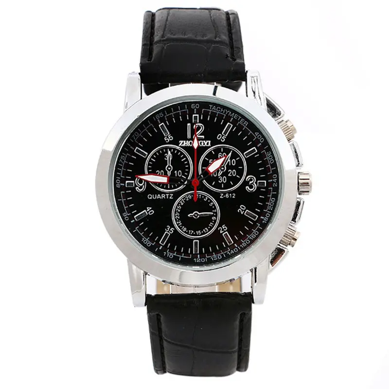 Watch Men Military Sports Watches Leather Belts Quartz Wrist Watch Luxury Analog Dial Watches Feida 1